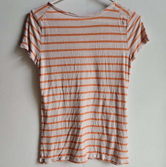 Loft Striped Short-Sleeve Tee in Women's S - Picture 6 of 10